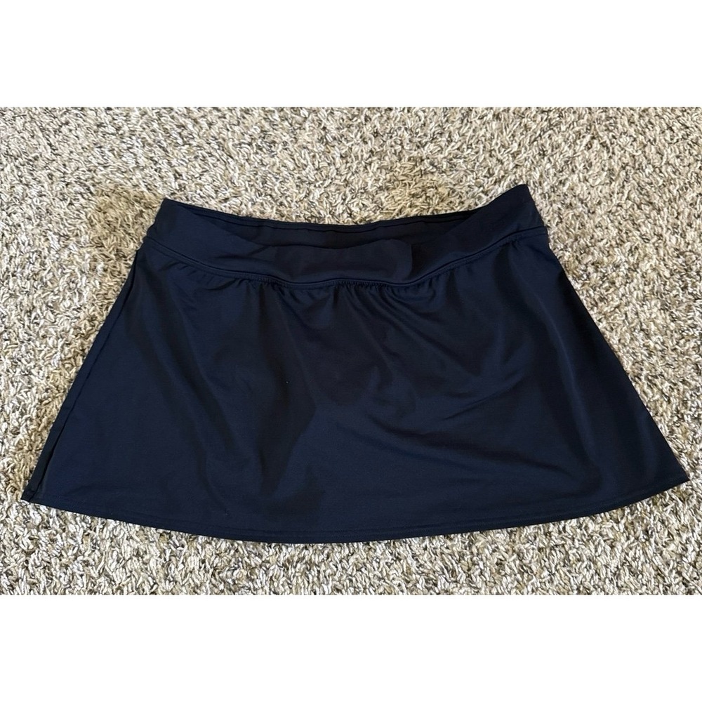 Lands' End Women's Black Swim Skirt Size 8P